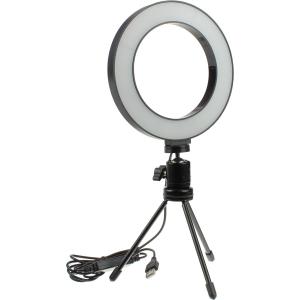 Селфи лампа кольцо 16см Selfie Ring Light 3 режима, штатив