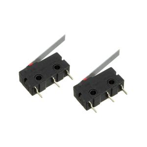 Микропереключатель 19.8*10.6*6.4мм (упаковка 4шт) Ruichi SM5-03P рычаг (3А 250В VAC)