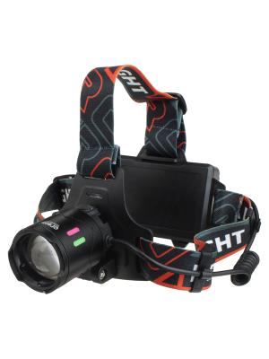 Фонарь Zoom HT-3155-PM20-TG головной 1СВД, cob, 3ACC, power bank