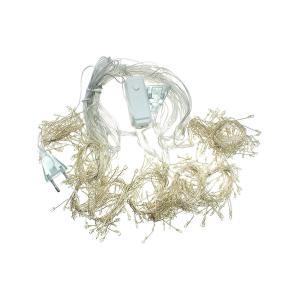 Гирлянда "Роса" штора 600 СВД, 3х2м, цвет теплый белый