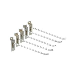 Крючок для эконом панелей d6мм L205мм, 5шт., металл