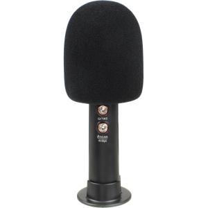 Микрофон караоке Q-13 microSD, bluetooth, встроенная колонка, черный