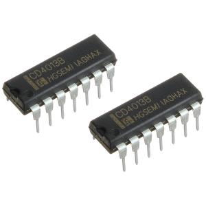 Микросхема CD4013BE (ТМ2) DIP14 HGSEMI
