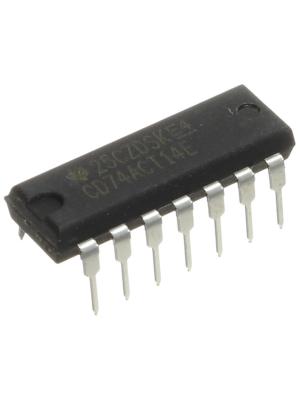 Микросхема CD74ACT14E DIP14 Texas (упаковка 4шт)