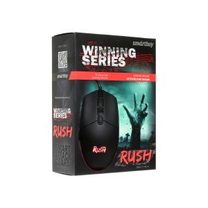 Мышь проводная SmartBuy Rush SBM-714G-K черная 2400DPI