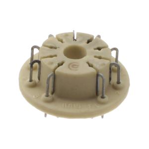 Разъем панель ламповая ПЛ15-1 керамика