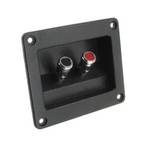 Разъем зажим акустики 79*91 на корпус 2 входа пластик