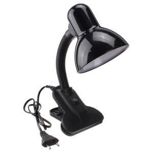 Светильник настольный NDF-C011 Navigator, Е27, черный, на прищепке